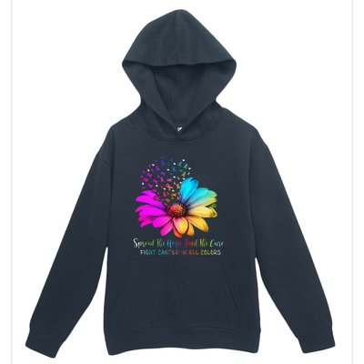 Fight Cancer In All Color Spread The Hope Find A Cure P.Ink Gift Urban Pullover Hoodie