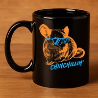 Funny Chinchillin I Chinchilla Owners 11oz C Handle Ceramic Mug
