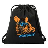 Funny Chinchillin I Chinchilla Owners Drawstring Bag