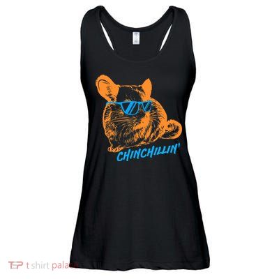 Funny Chinchillin I Chinchilla Owners Ladies Essential Flowy Tank