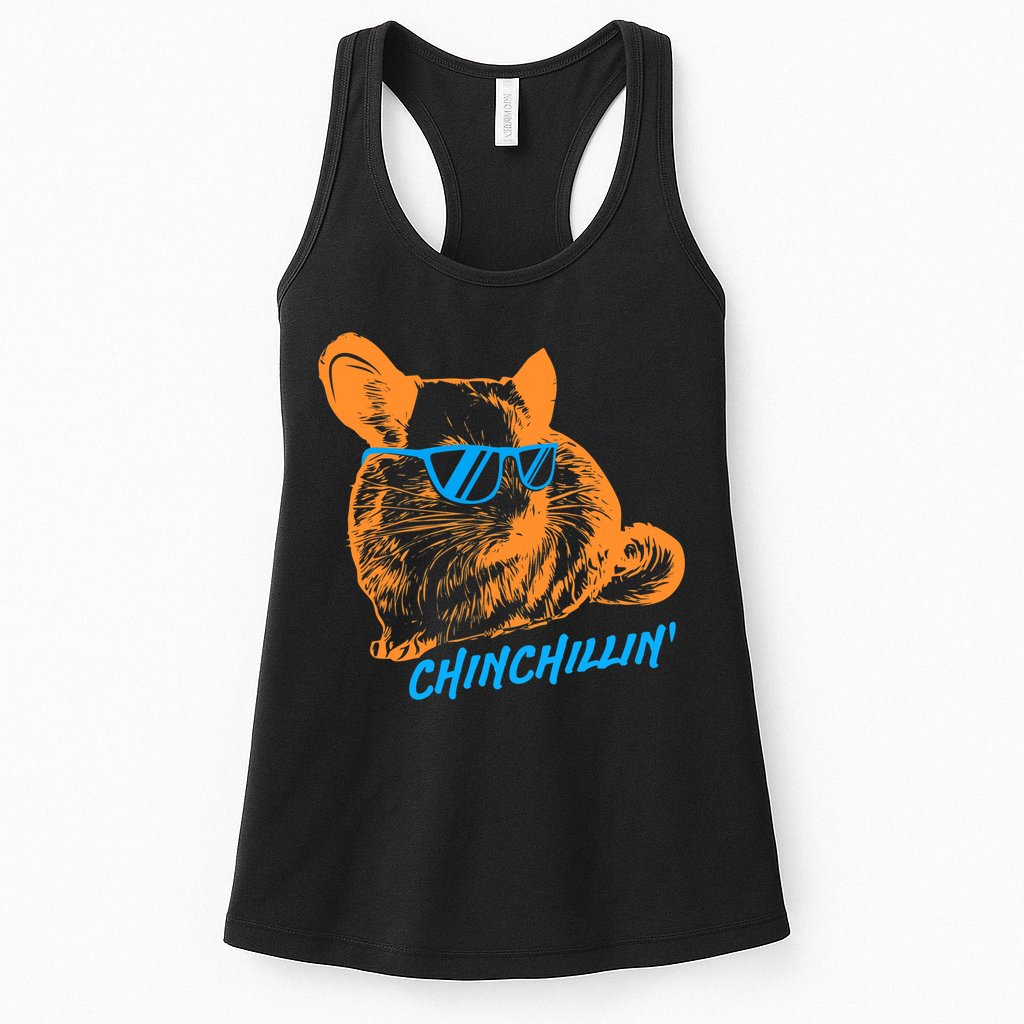 Funny Chinchillin I Chinchilla Owners Womens Tank Top