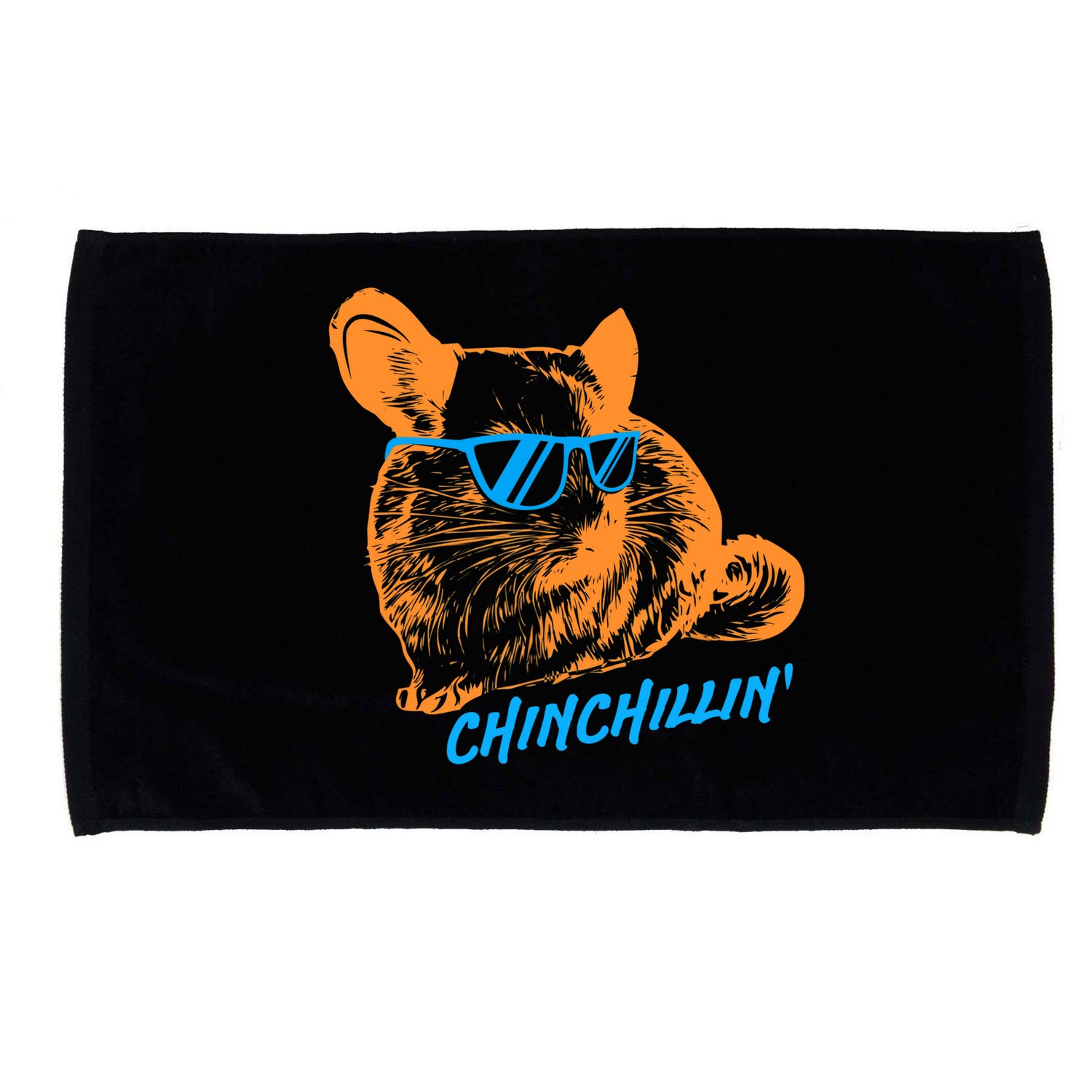 Funny Chinchillin I Chinchilla Owners Microfiber Hand Towel