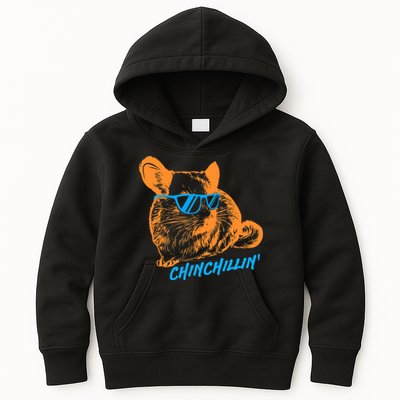 Funny Chinchillin I Chinchilla Owners Kids Hoodie