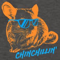 Funny Chinchillin I Chinchilla Owners Vector Backpack