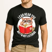 Funny Cat I Can Hear You But Im Listening Performance Shirt