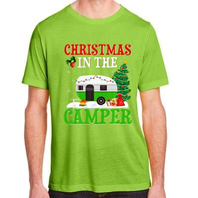 Funny Christmas In The Campers Camping Rv Christmas Gift Adult ChromaSoft Performance T-Shirt