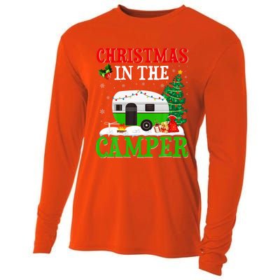 Funny Christmas In The Campers Camping Rv Christmas Gift Cooling Performance Long Sleeve Crew