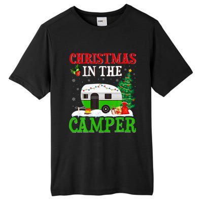 Funny Christmas In The Campers Camping Rv Christmas Gift Tall Fusion ChromaSoft Performance T-Shirt