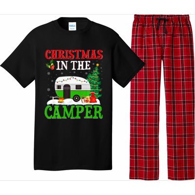 Funny Christmas In The Campers Camping Rv Christmas Gift Pajama Set