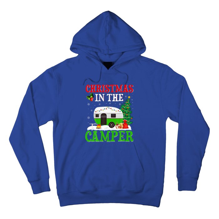 Funny Christmas In The Campers Camping Rv Christmas Gift Hoodie