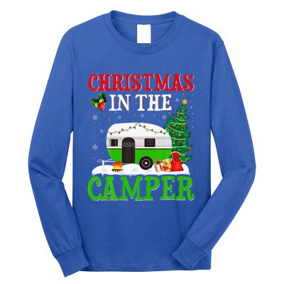 Funny Christmas In The Campers Camping Rv Christmas Gift Long Sleeve Shirt