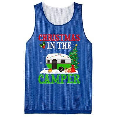 Funny Christmas In The Campers Camping Rv Christmas Gift Mesh Reversible Basketball Jersey Tank