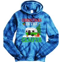 Funny Christmas In The Campers Camping Rv Christmas Gift Tie Dye Hoodie