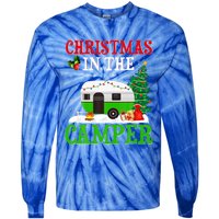 Funny Christmas In The Campers Camping Rv Christmas Gift Tie-Dye Long Sleeve Shirt