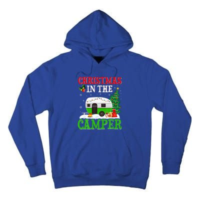 Funny Christmas In The Campers Camping Rv Christmas Gift Tall Hoodie