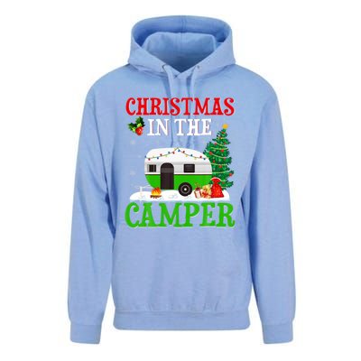 Funny Christmas In The Campers Camping Rv Christmas Gift Unisex Surf Hoodie