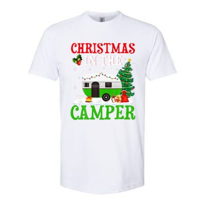 Funny Christmas In The Campers Camping Rv Christmas Gift Softstyle CVC T-Shirt