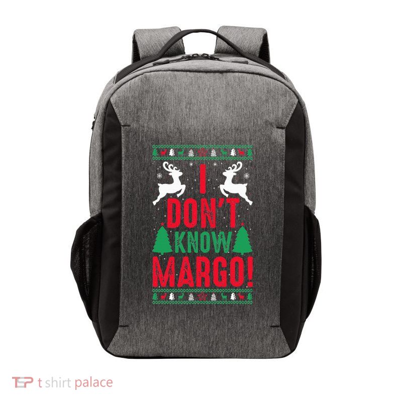 Funny Christmas I Don't Know Margo Vector Backpack
