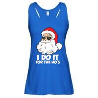 Funny Christmas I Do It For The Hos Christmas Santa Gift Ladies Essential Flowy Tank