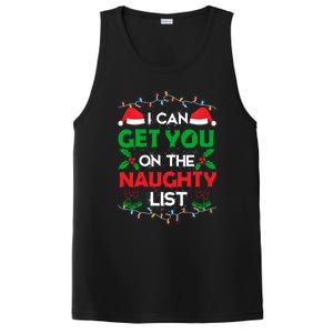 Funny Christmas I Can Get You On Naughty List Gift PosiCharge Competitor Tank