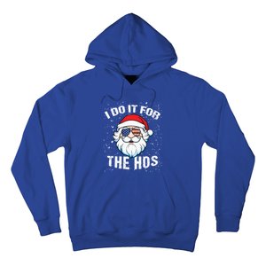 Family Chrisrmas I Do It For The Hos Santa Claus Sunglasses Gift Hoodie