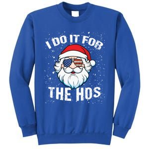 Family Chrisrmas I Do It For The Hos Santa Claus Sunglasses Gift Sweatshirt