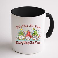 Funny Christmas It's Fine I'm Fine Everything Is Fine Gnomes Mug