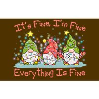 Funny Christmas It's Fine I'm Fine Everything Is Fine Gnomes Bumper Sticker