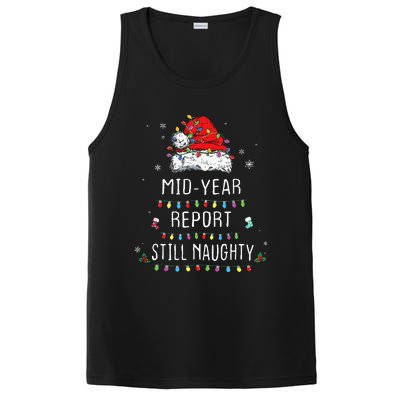 Funny Christmas In July Mid Year Report Still Naughty Santa PosiCharge Competitor Tank