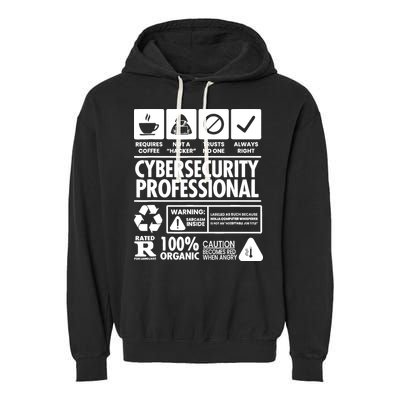 Funny Cybersecurity It Support It Security Network Engineer Garment-Dyed Fleece Hoodie