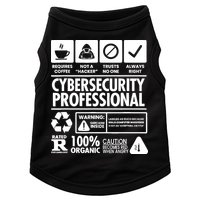 Funny Cybersecurity It Support It Security Network Engineer Doggie Tank