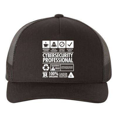 Funny Cybersecurity It Support It Security Network Engineer Yupoong Adult 5-Panel Trucker Hat