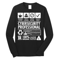 Funny Cybersecurity It Support It Security Network Engineer Long Sleeve Shirt