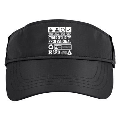 Funny Cybersecurity It Support It Security Network Engineer Adult Drive Performance Visor