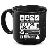 Funny Cybersecurity It Support It Security Network Engineer 15oz Campfire Ceramic Mug