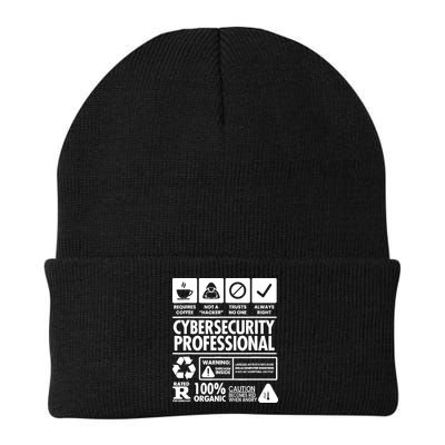 Funny Cybersecurity It Support It Security Network Engineer Knit Cap Winter Beanie