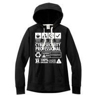 Funny Cybersecurity It Support It Security Network Engineer Women's Fleece Hoodie
