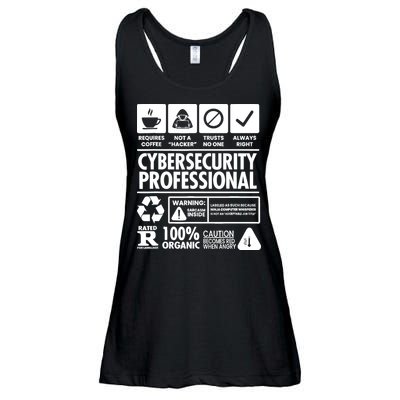 Funny Cybersecurity It Support It Security Network Engineer Ladies Essential Flowy Tank