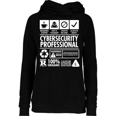 Funny Cybersecurity It Support It Security Network Engineer Womens Funnel Neck Pullover Hood