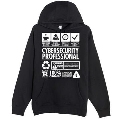 Funny Cybersecurity It Support It Security Network Engineer Premium Pullover Hoodie