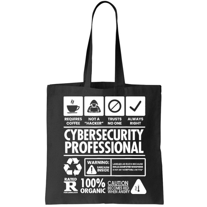 Funny Cybersecurity It Support It Security Network Engineer Bag