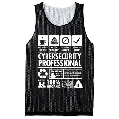 Funny Cybersecurity It Support It Security Network Engineer Mesh Reversible Basketball Jersey Tank