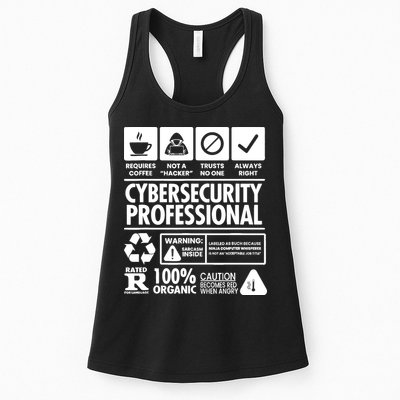 Funny Cybersecurity It Support It Security Network Engineer Womens Tank Top