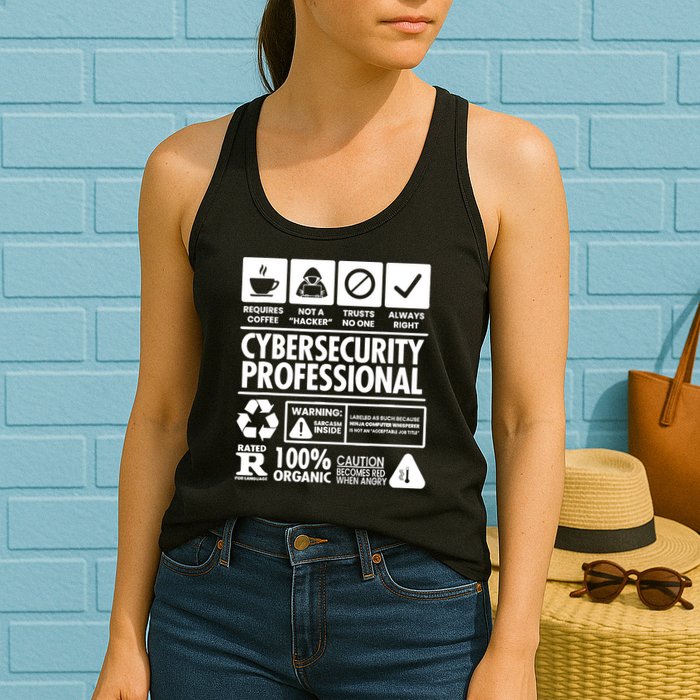 Funny Cybersecurity It Support It Security Network Engineer Womens Tank Top