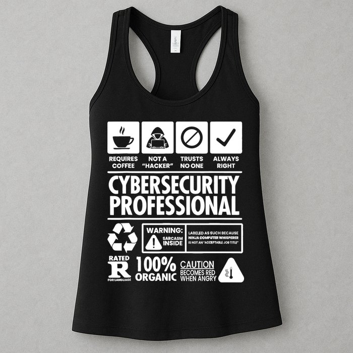Funny Cybersecurity It Support It Security Network Engineer Womens Tank Top