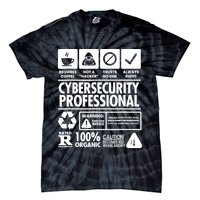 Funny Cybersecurity It Support It Security Network Engineer Tie-Dye T-Shirt