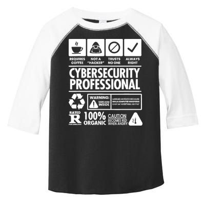 Funny Cybersecurity It Support It Security Network Engineer Toddler Fine Jersey T-Shirt