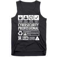 Funny Cybersecurity It Support It Security Network Engineer Tank Top