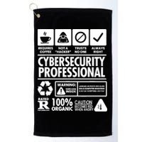 Funny Cybersecurity It Support It Security Network Engineer Golf Towel