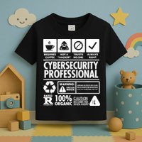 Funny Cybersecurity It Support It Security Network Engineer Toddler T-Shirt